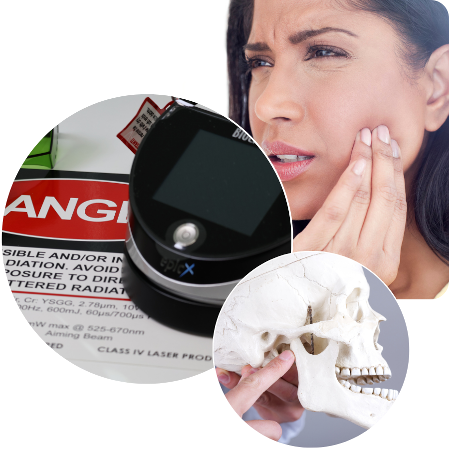 Hammaslaser lievittää leukanivelkipua